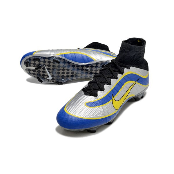 Nike Mercurial Superfly 4 Elite Gray and Blue FG