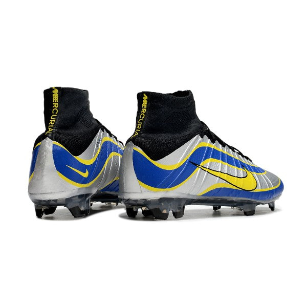 Nike Mercurial Superfly 4 Elite Gray and Blue FG