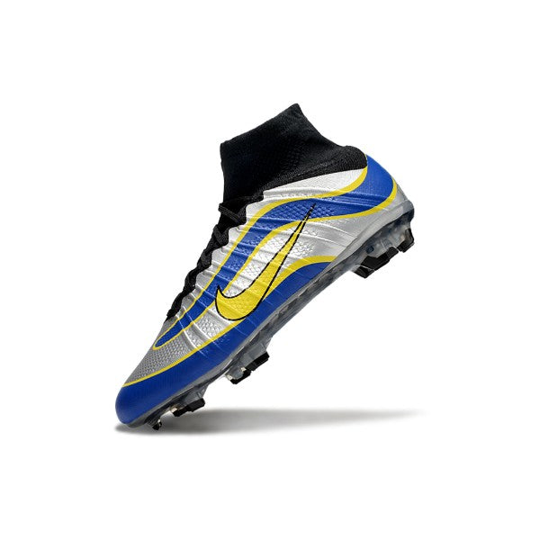 Nike Mercurial Superfly 4 Elite Gray and Blue FG