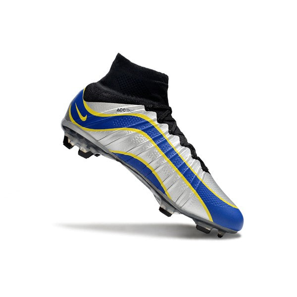 Nike Mercurial Superfly 4 Elite Gray and Blue FG
