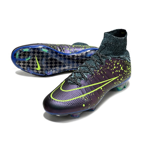 Nike Mercurial Superfly 4 Elite Purple and Green FG