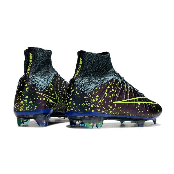 Nike Mercurial Superfly 4 Elite Purple and Green FG