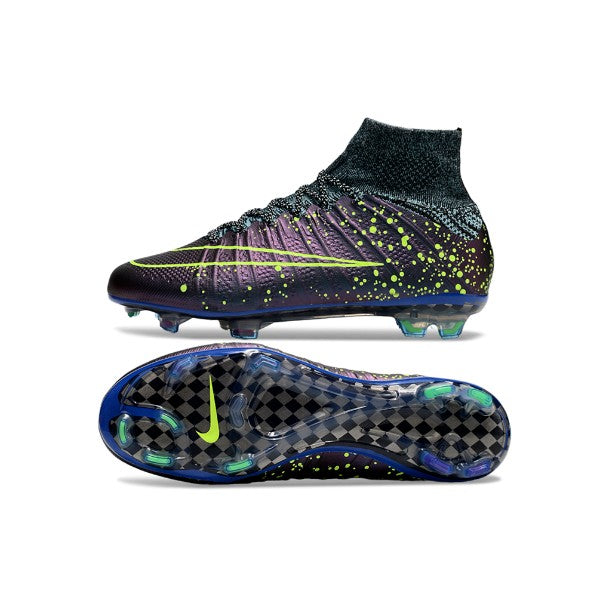 Nike Mercurial Superfly 4 Elite Purple and Green FG