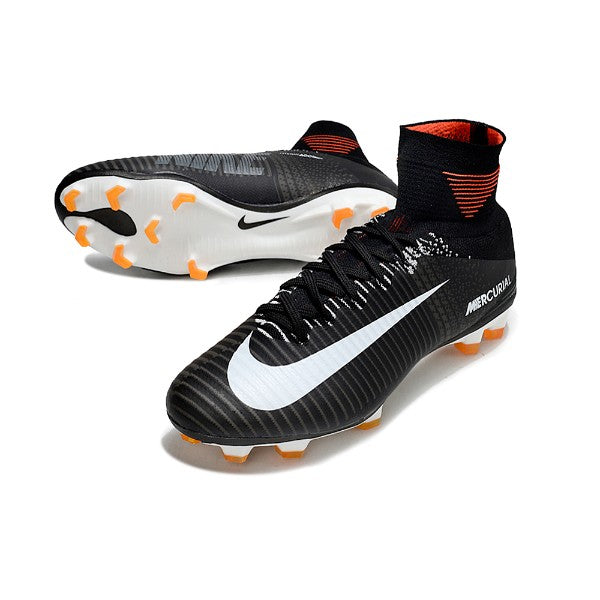 Nike Mercurial Superfly 5 Elite Black and White FG