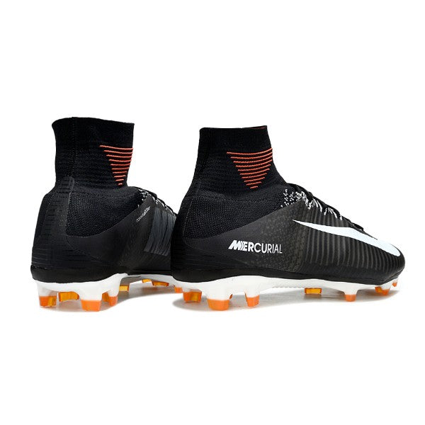 Nike Mercurial Superfly 5 Elite Black and White FG
