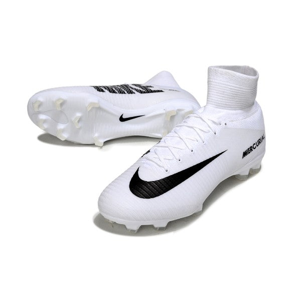 Nike Mercurial Superfly 5 Elite White and Black FG