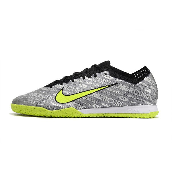 Nike Mercurial Vapor 15 Elite Gray and Green IC