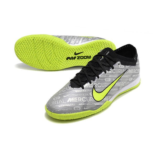 Nike Mercurial Vapor 15 Elite Gray and Green IC