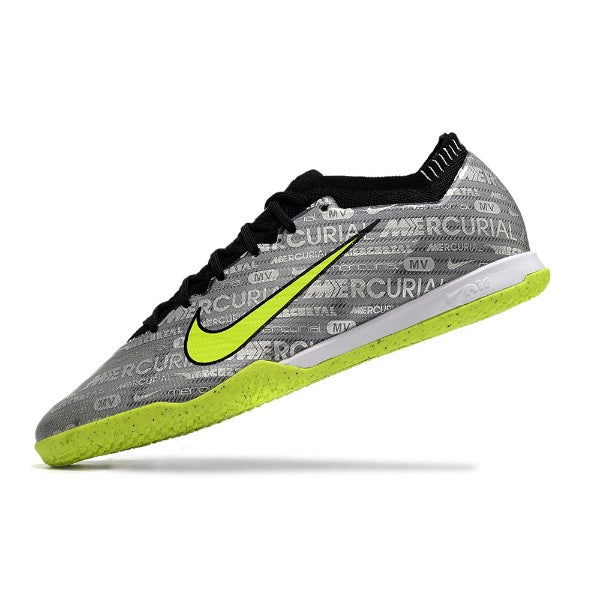 Nike Mercurial Vapor 15 Elite Gray and Green IC