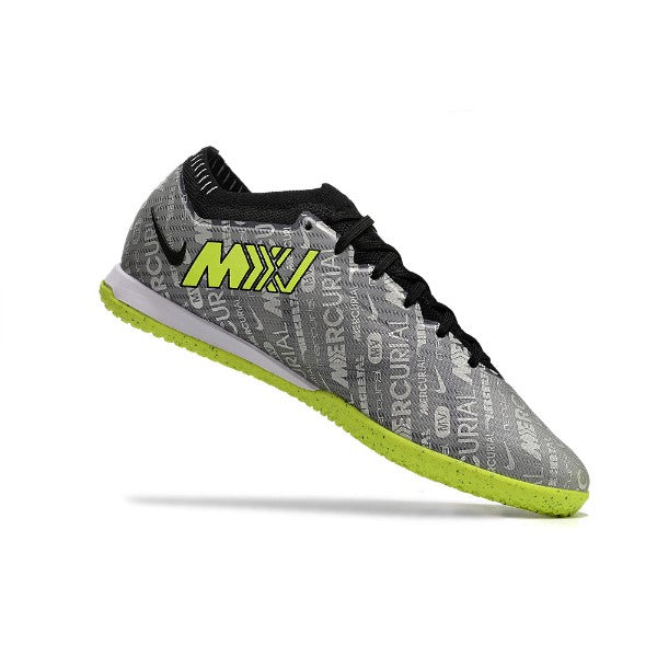 Nike Mercurial Vapor 15 Elite Gray and Green IC