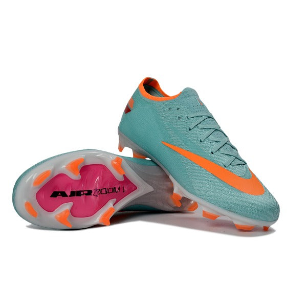 Nike Mercurial Vapor 16 Elite Light Blue and Orange FG Kids