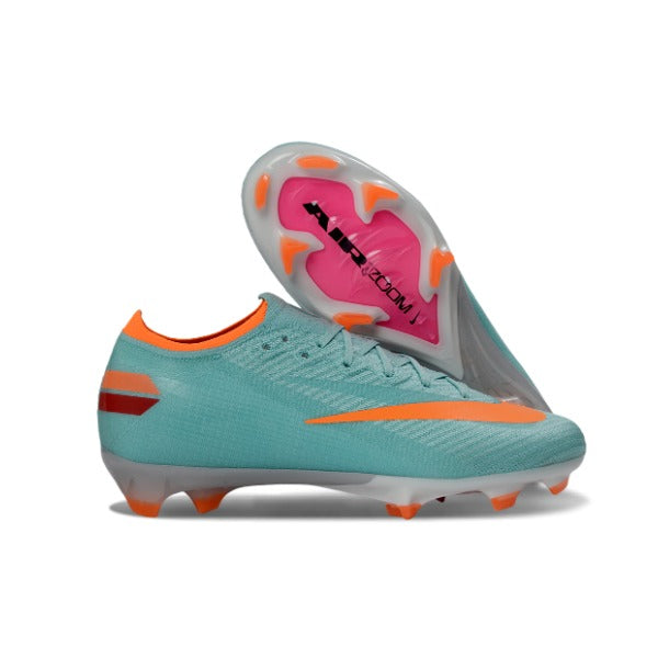 Nike Mercurial Vapor 16 Elite Light Blue and Orange FG Kids