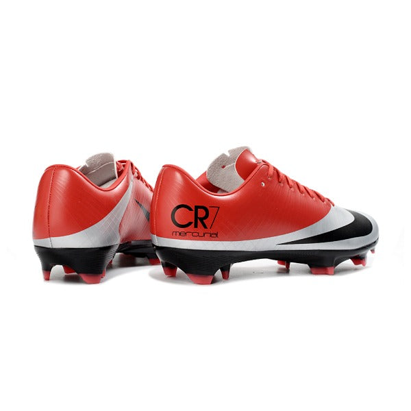 Nike Mercurial Vapor Superfly 1 Elite CR7 Red, Silver and Black FG