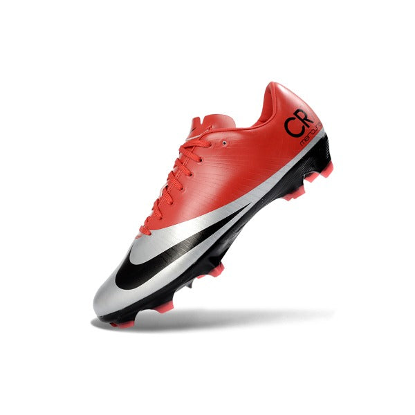 Nike Mercurial Vapor Superfly 1 Elite CR7 Red, Silver and Black FG