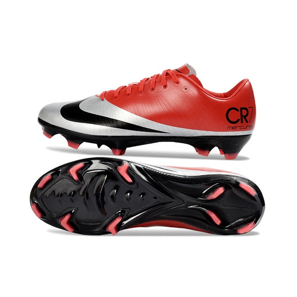 Nike Mercurial Vapor Superfly 1 Elite CR7 Red, Silver and Black FG