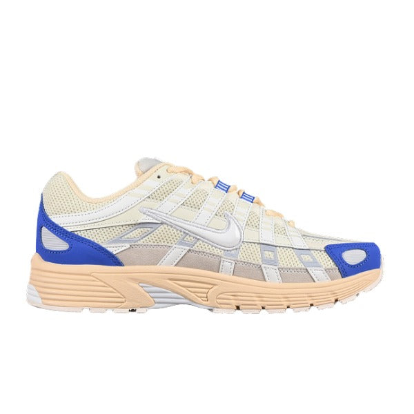 Nike P-6000 Beige and Blue Running Shoes
