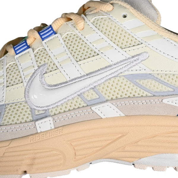 Nike P-6000 Beige and Blue Running Shoes