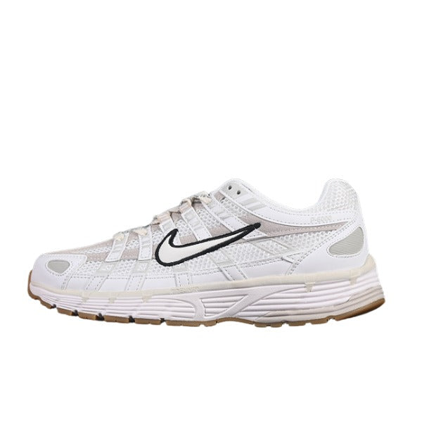 Nike P-6000 Beige and White Running Shoes