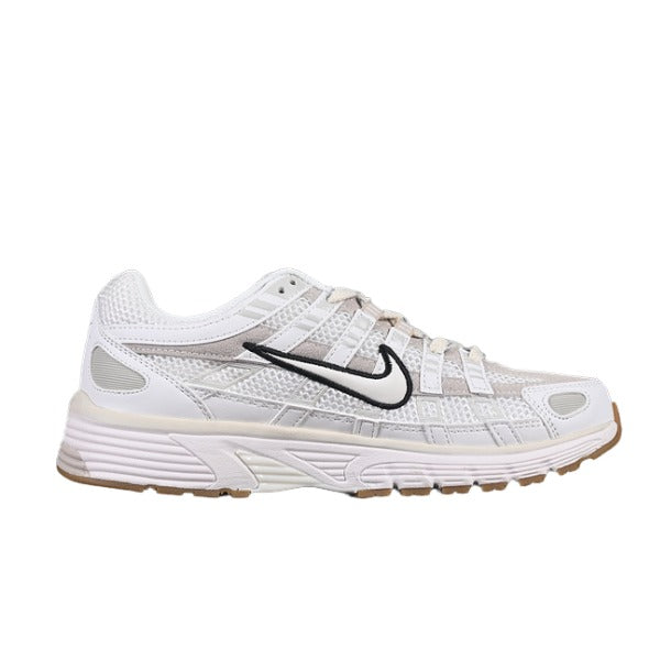 Nike P-6000 Beige and White Running Shoes
