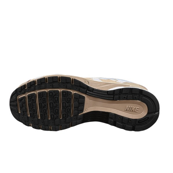 Nike P-6000 Beige and White Running Shoes