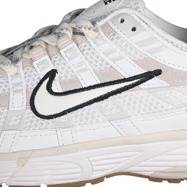 Nike P-6000 Beige and White Running Shoes