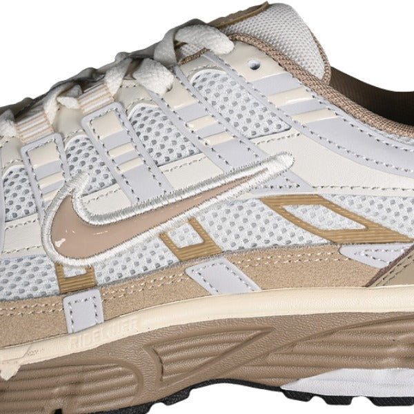 Nike P-6000 Beige and White Running Shoes