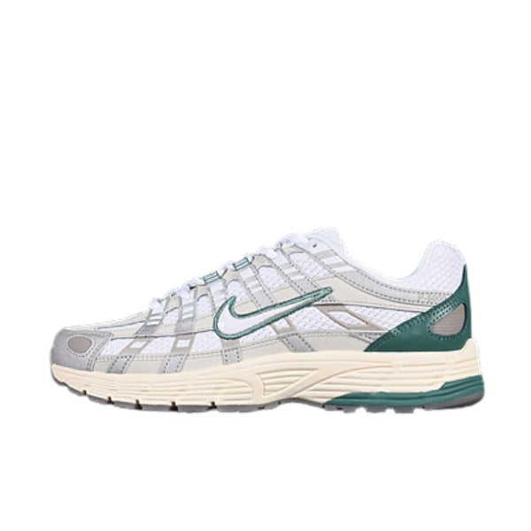 Nike P-6000 Gray and Green Running Shoes