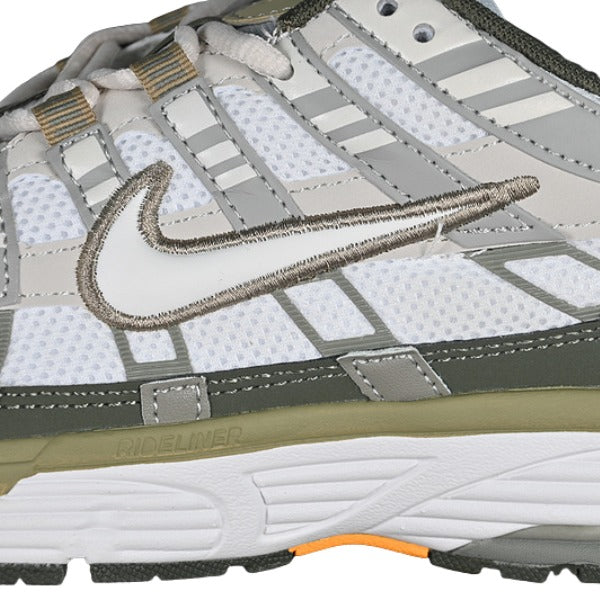 Nike P-6000 Gray and Green Running Shoes
