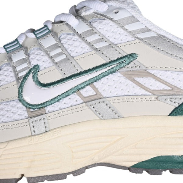 Nike P-6000 Gray and Green Running Shoes
