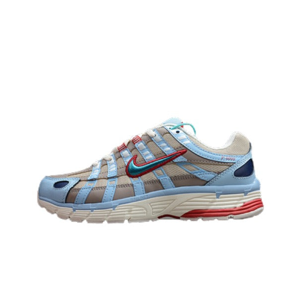 Nike P-6000 Gray  and Light Blue Running Shoes
