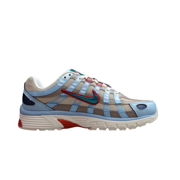 Nike P-6000 Gray  and Light Blue Running Shoes