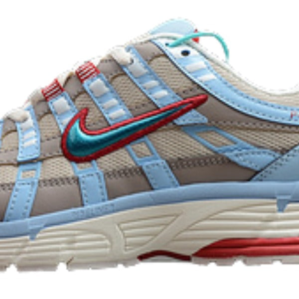 Nike P-6000 Gray  and Light Blue Running Shoes