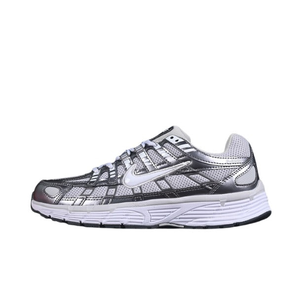 Nike P-6000 Gray and White Running Shoes