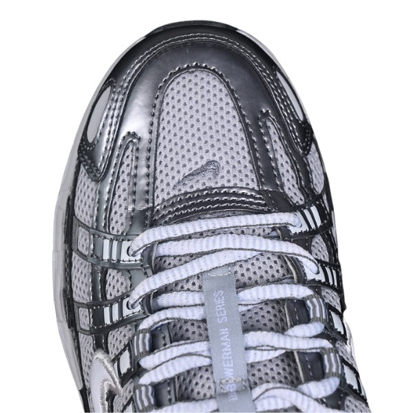 Nike P-6000 Gray and White Running Shoes