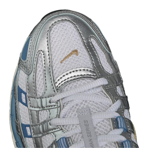 Nike P-6000 Light Silver and Light Blue Running Shoes