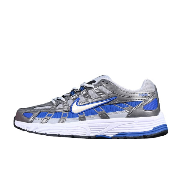 Nike P-6000 Silver and Blue Running Shoes