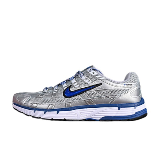 Nike P-6000 Silver and Blue Running Shoes