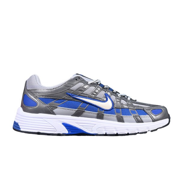 Nike P-6000 Silver and Blue Running Shoes