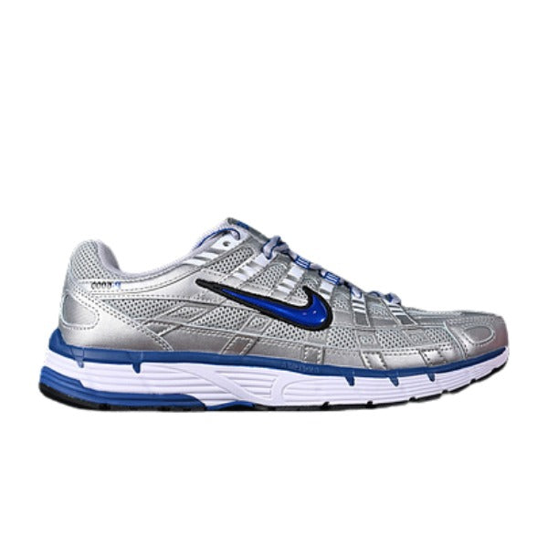 Nike P-6000 Silver and Blue Running Shoes