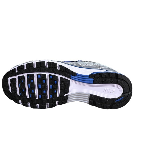 Nike P-6000 Silver and Blue Running Shoes