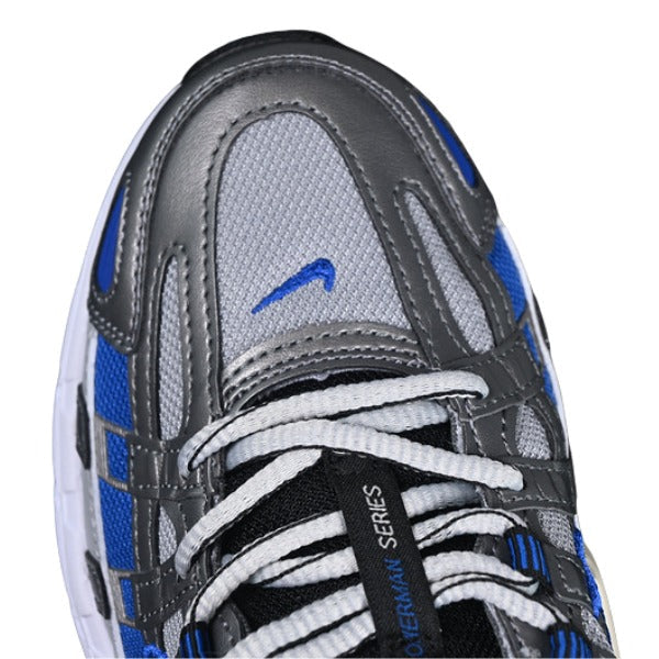 Nike P-6000 Silver and Blue Running Shoes