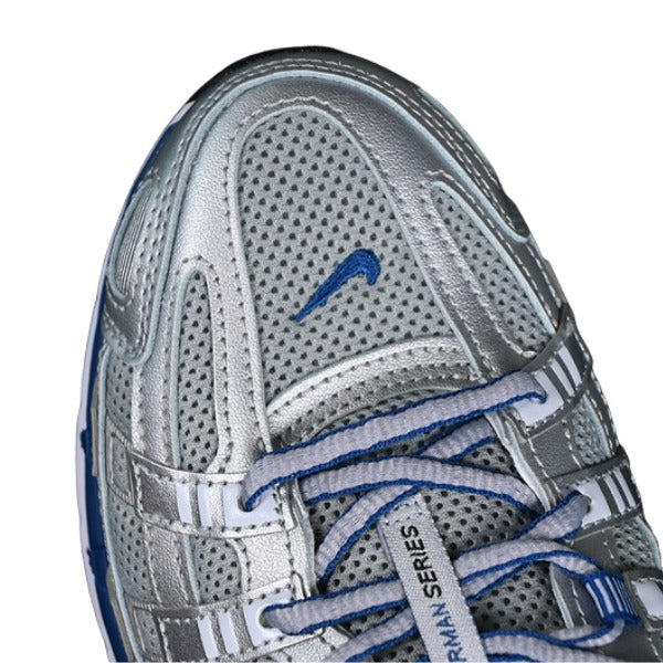Nike P-6000 Silver and Blue Running Shoes