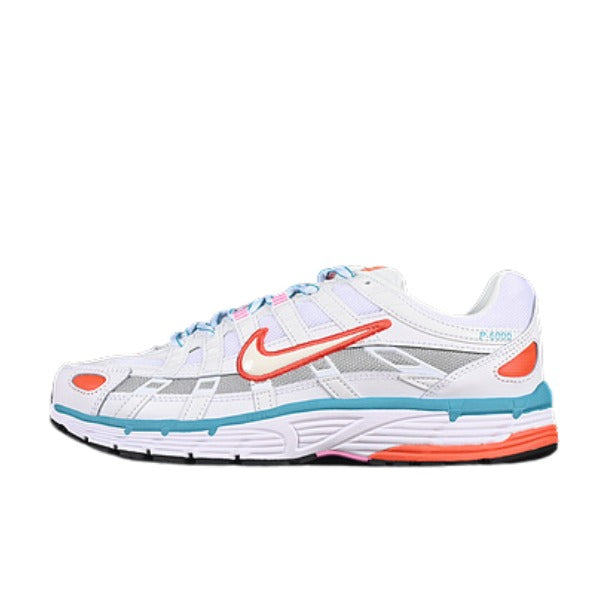 Nike P-6000 Silver and Orange Running Shoes