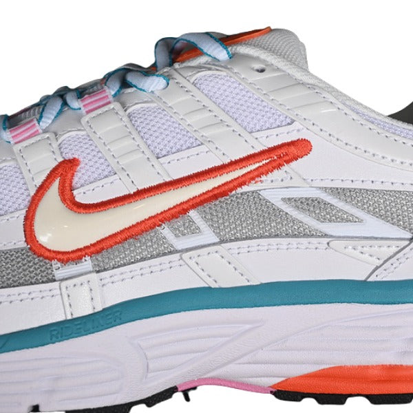 Nike P-6000 Silver and Orange Running Shoes