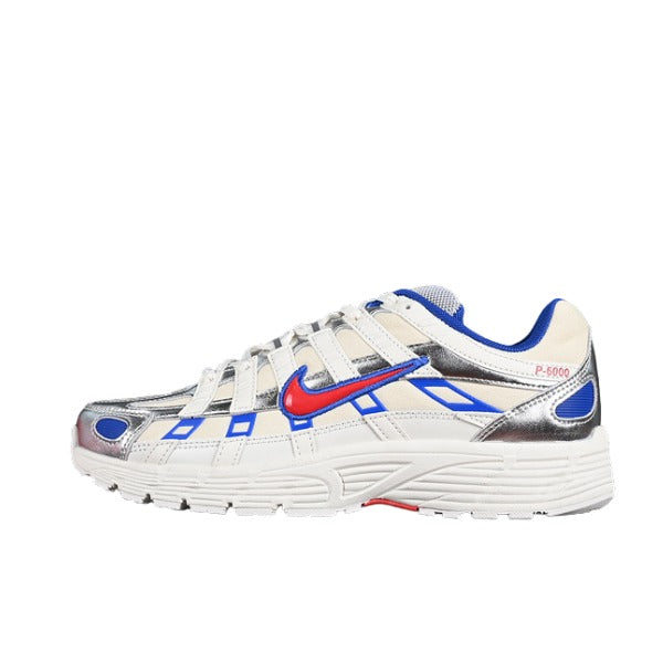 Nike P-6000 Sliver and Blue Running Shoes
