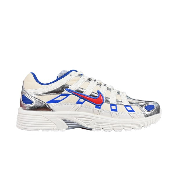 Nike P-6000 Sliver and Blue Running Shoes