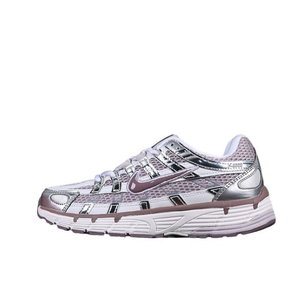 Nike P-6000 Sliver and Pink Running Shoes