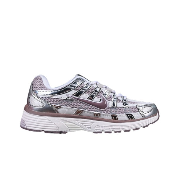 Nike P-6000 Sliver and Pink Running Shoes