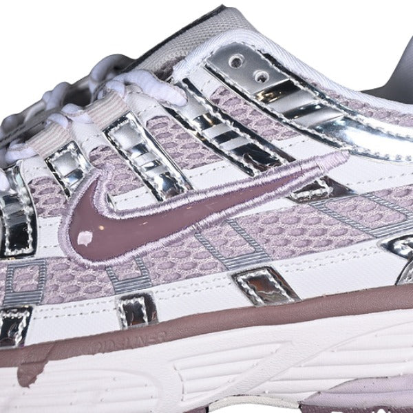 Nike P-6000 Sliver and Pink Running Shoes