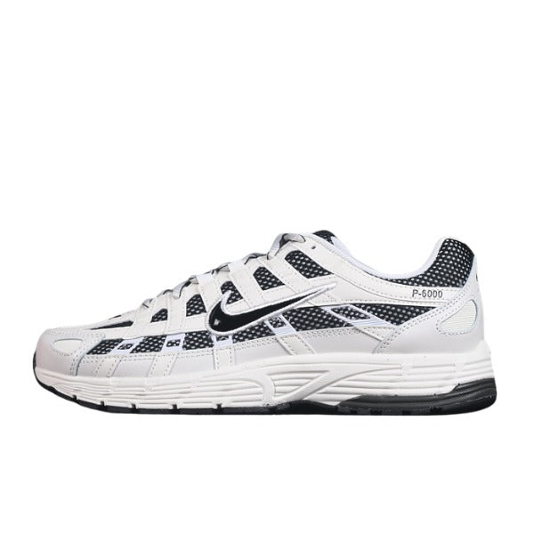 Nike P-6000 White and Black Running Shoes
